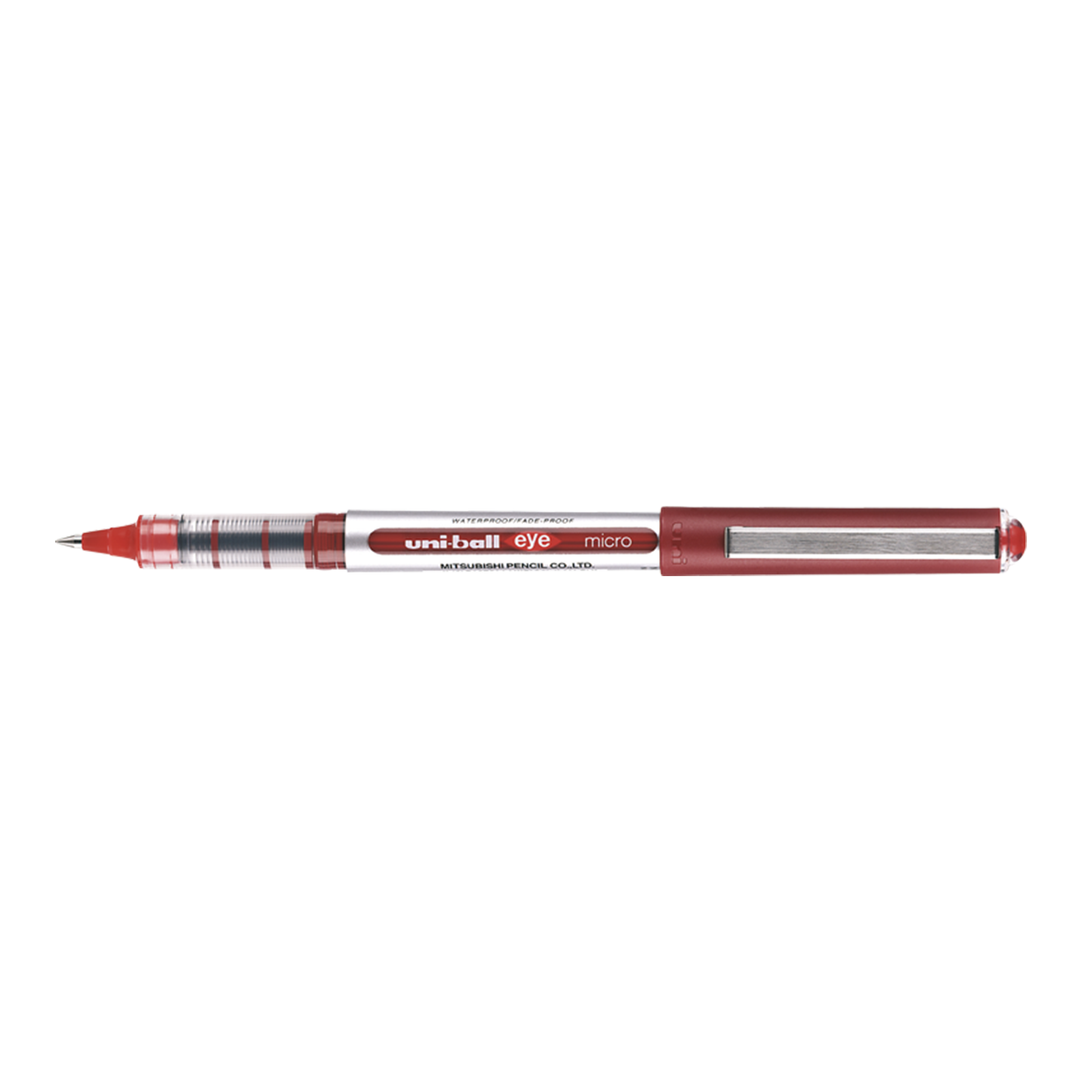 Levně UNI EYE Micro inkoustový roller UB-150, 0,5 mm, červený - 12ks