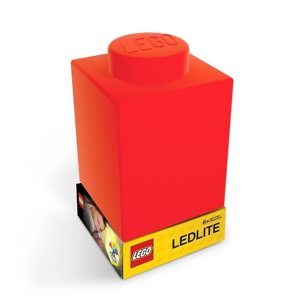 Levně LEGO Classic kostka noční světlo - červená