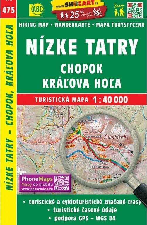 Levně SC 475 Nízké Tatry - Chopok, Kráľova Hoľa 1:40 000