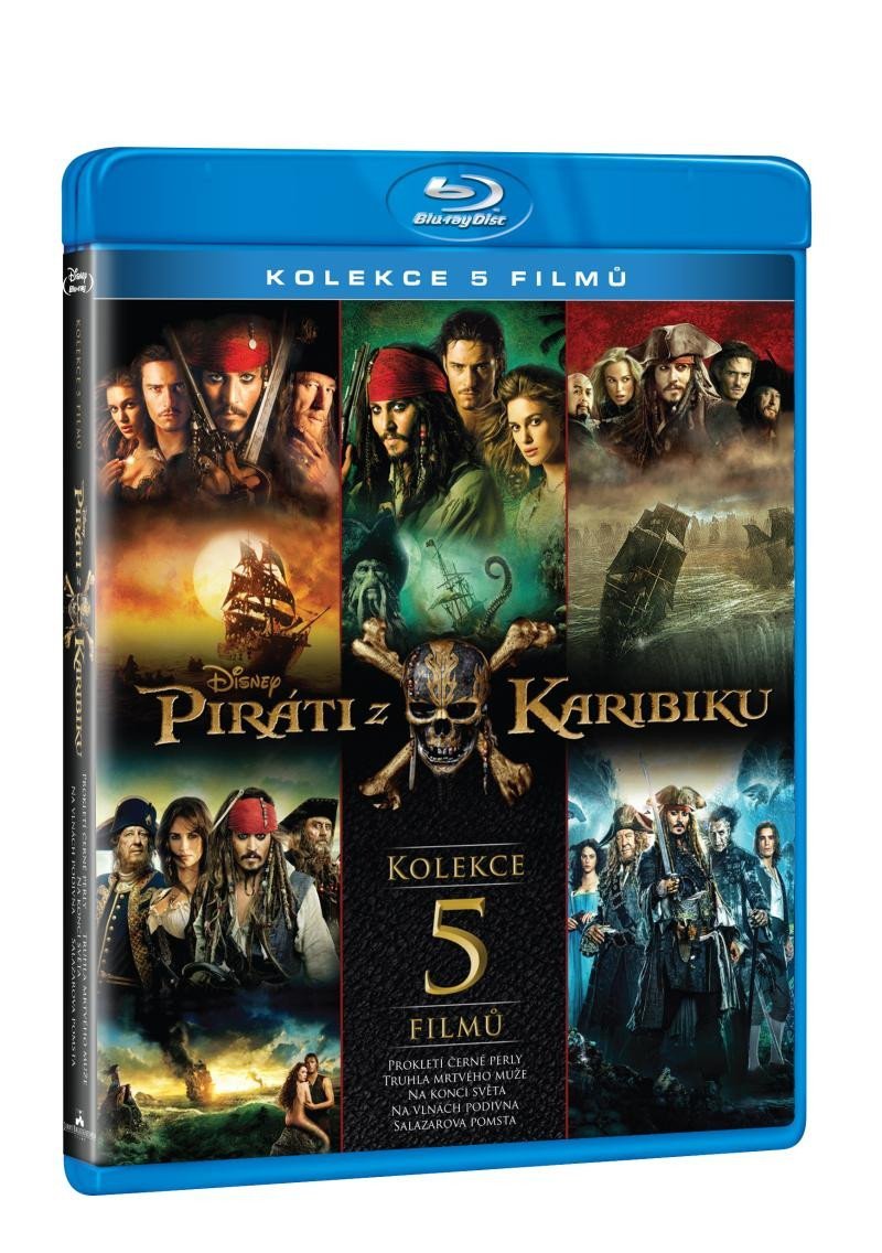 Levně Piráti z Karibiku 1.-5. - kolekce 5 Blu-ray