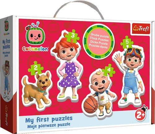 Levně Baby puzzle Cocomelon 4v1 (2,3,4,5 dílků)