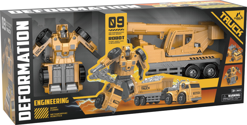 Levně Transformer truck jeřáb - robot - Alltoys