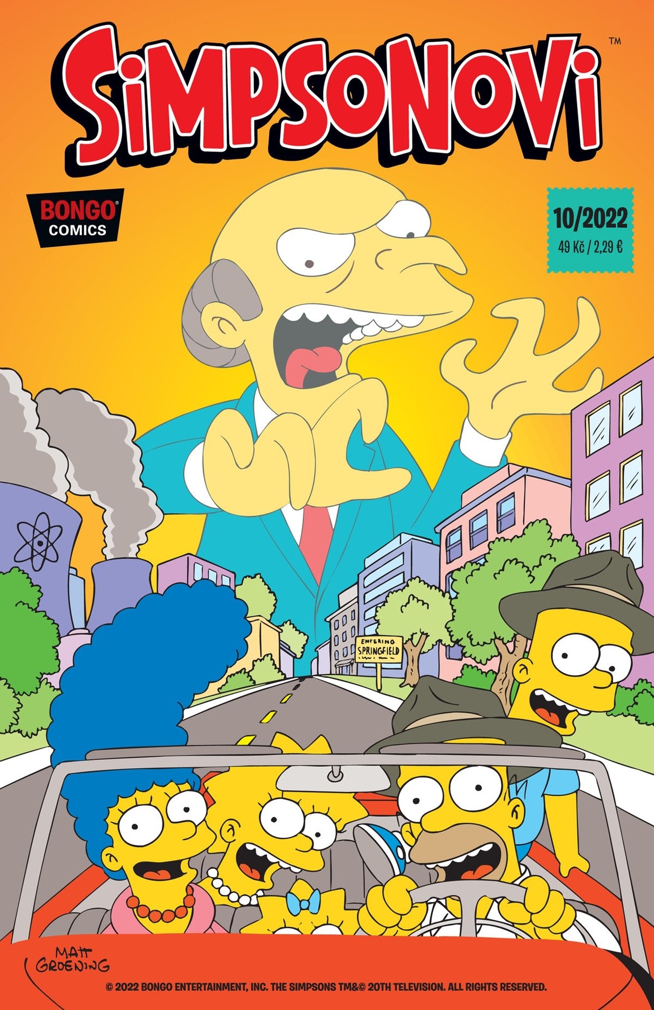 Simpsonovi 10/2022 - autorů kolektiv