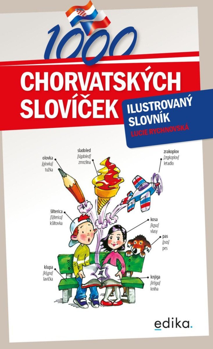Levně 1000 chorvatských slovíček - Ilustrovaný slovník, 2. vydání - Lucie Rychnovská