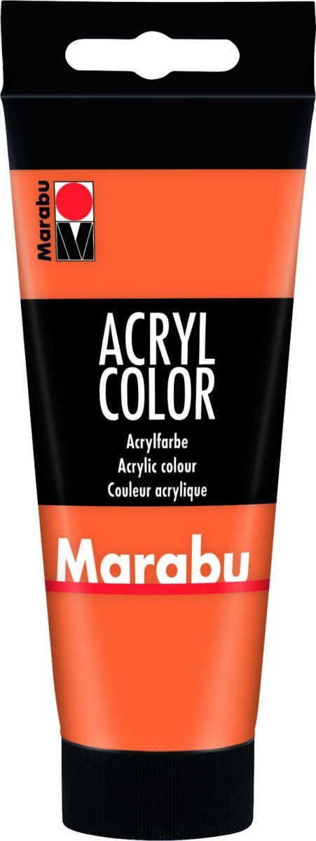 Levně Marabu Acryl Color akrylová barva - oranžová 100 ml