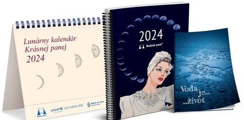 Levně Lunárny kalendár Krásnej panej s publikáciou 2024 - Žofie Kanyzová