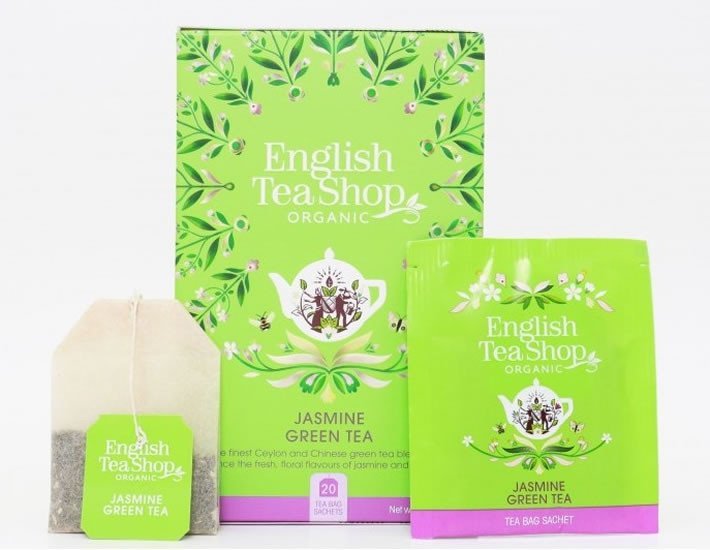 Levně English Tea Shop Čaj Jasmín a zelený čaj, 20 sáčků