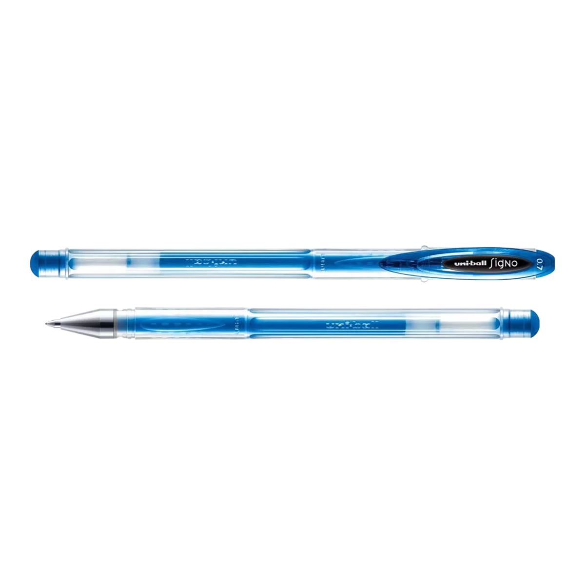 Levně UNI SIGNO gelový roller UM-120, 0,7 mm, modrý - 12ks