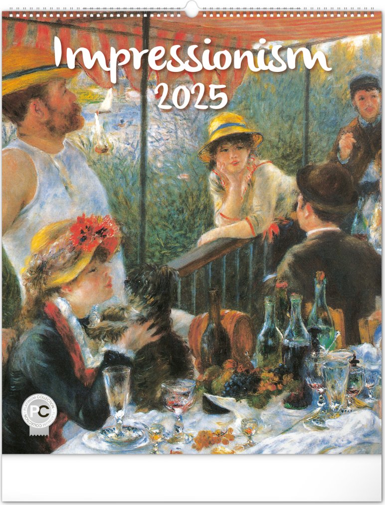 Levně NOTIQUE Nástěnný kalendář Impresionismus 2025, 48 x 56 cm