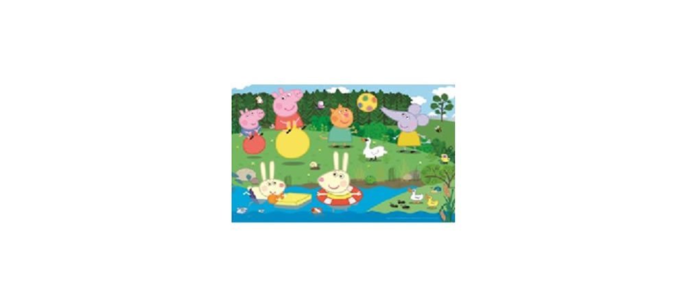 Levně Trefl Puzzle Peppa Pig u rybníka / 60 dílků
