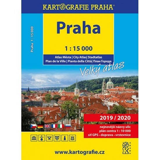 Levně Praha – Velký atlas, 1 : 15 000, 3. vydání