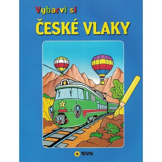 Levně Vybarvi si - České vlaky