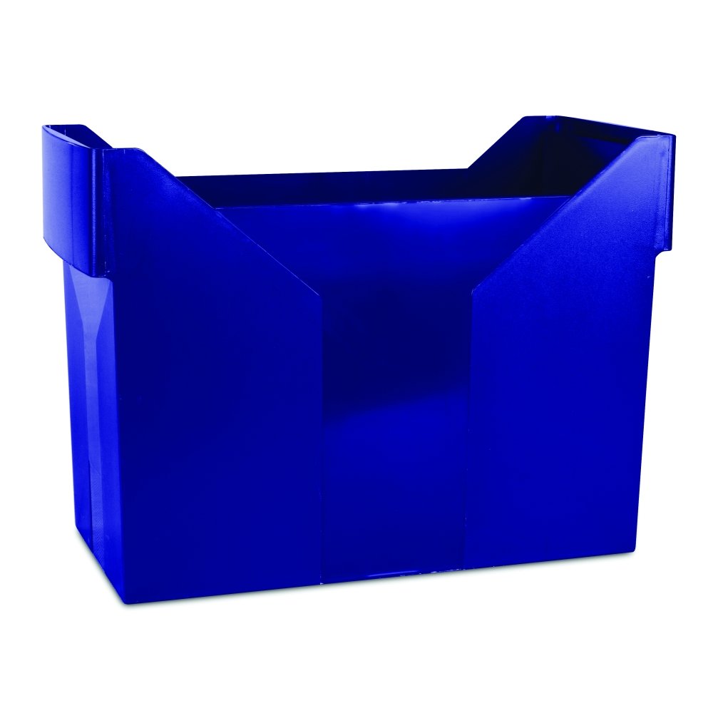 Levně DONAU zásobník na závěsné desky, PS, modrý