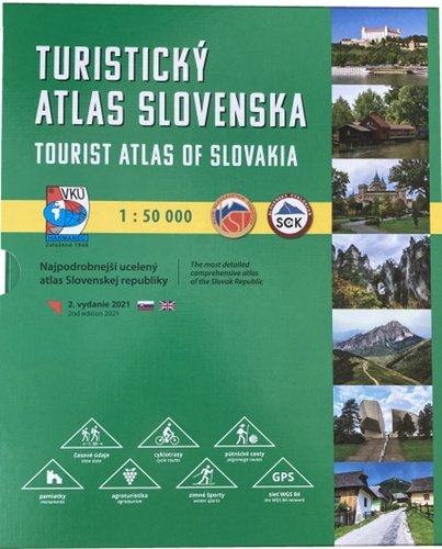 Levně Turistický atlas Slovenska 1:50 000