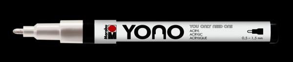Levně Marabu YONO akrylový popisovač 0,5-1,5 mm - bílý