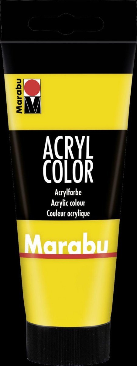 Levně Marabu Acryl Color akrylová barva - žlutá 100 ml