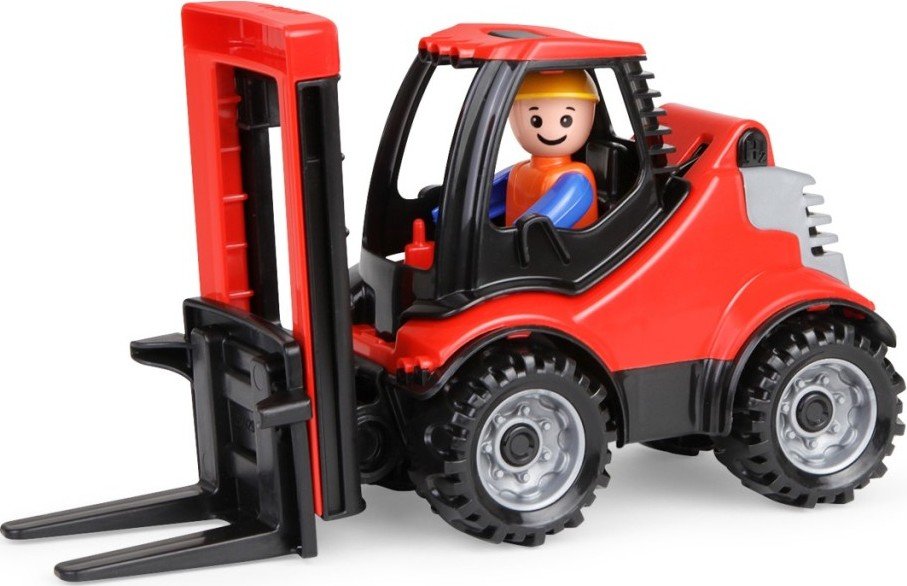 Levně Auto Truckies vysokozdvižný vozík plast 22cm s figurkou v krabici 24m+ - Lena