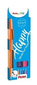 Levně Popisovač Pentel Arts Touch Brush Sign Pen - Cool 4 ks, sada