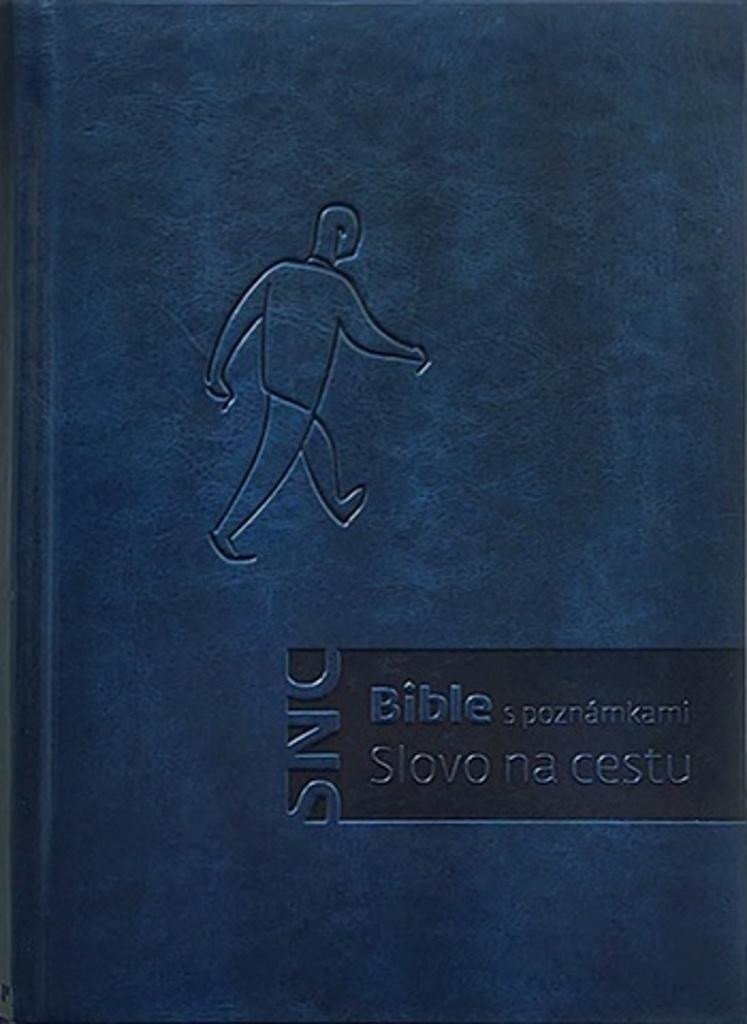 Levně Bible Slovo na cestu s poznámkami (modrá)