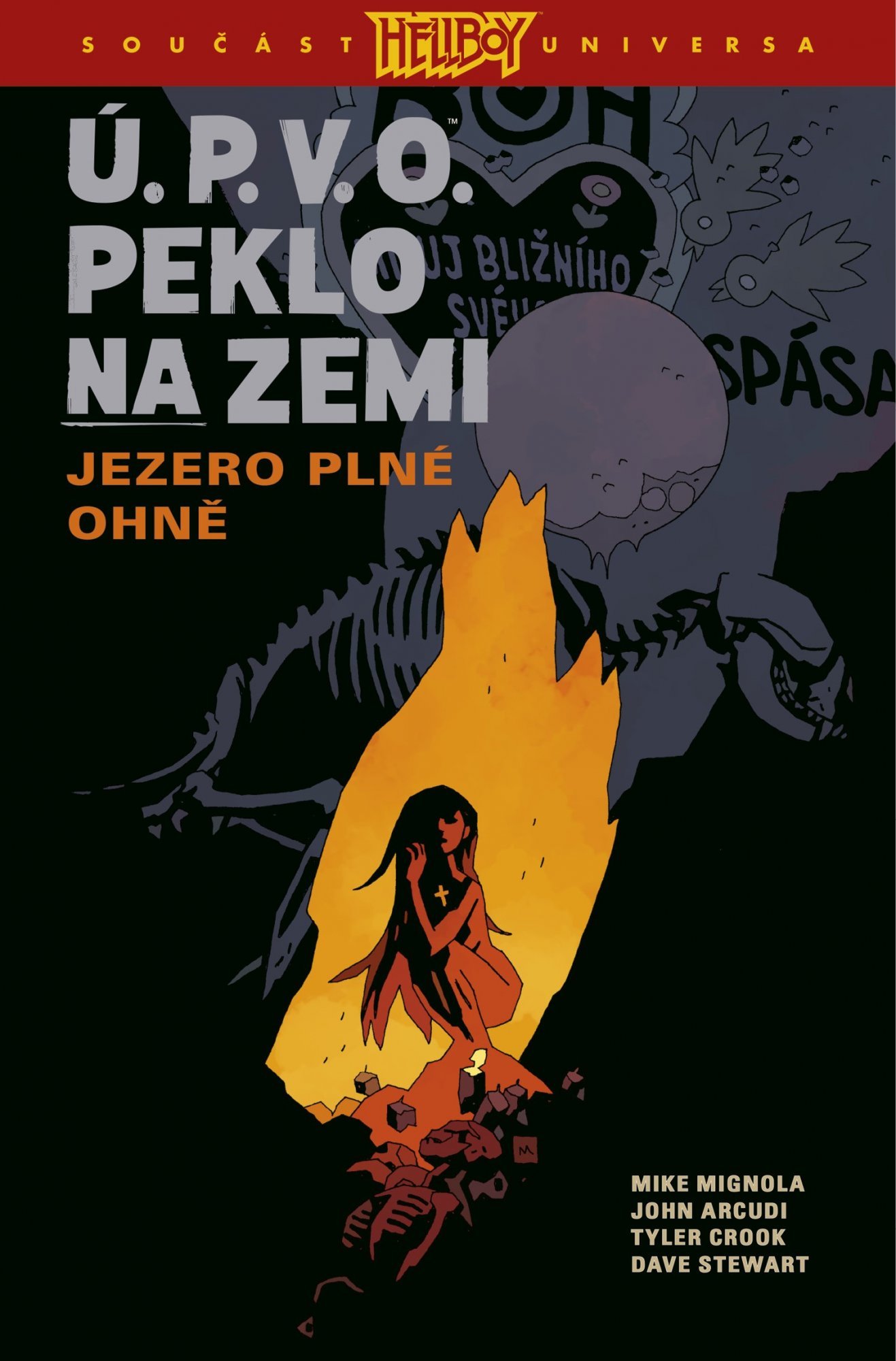 Levně Ú.P.V.O. Peklo na zemi 8 - Jezero plné ohně - Mike Mignola