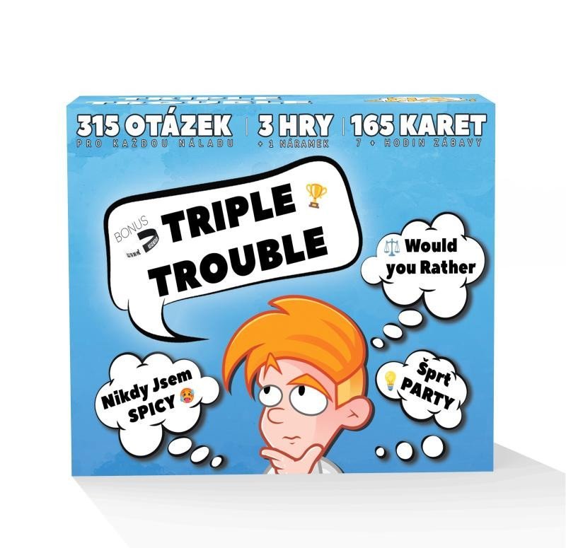 Levně Triple Trouble PACK - Karetní párty set - David Batelka