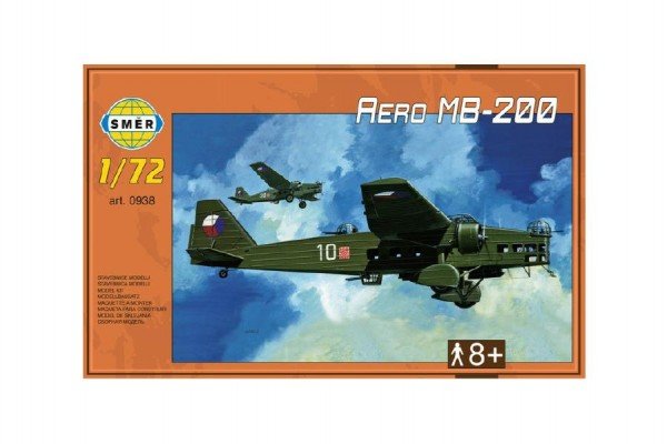 Levně Model Aero MB-200 1:72 22,3x31,2cm v krabici 35x22x5cm