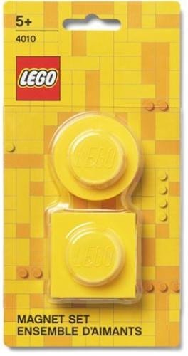 Levně Magnetky LEGO set - žluté 2 ks