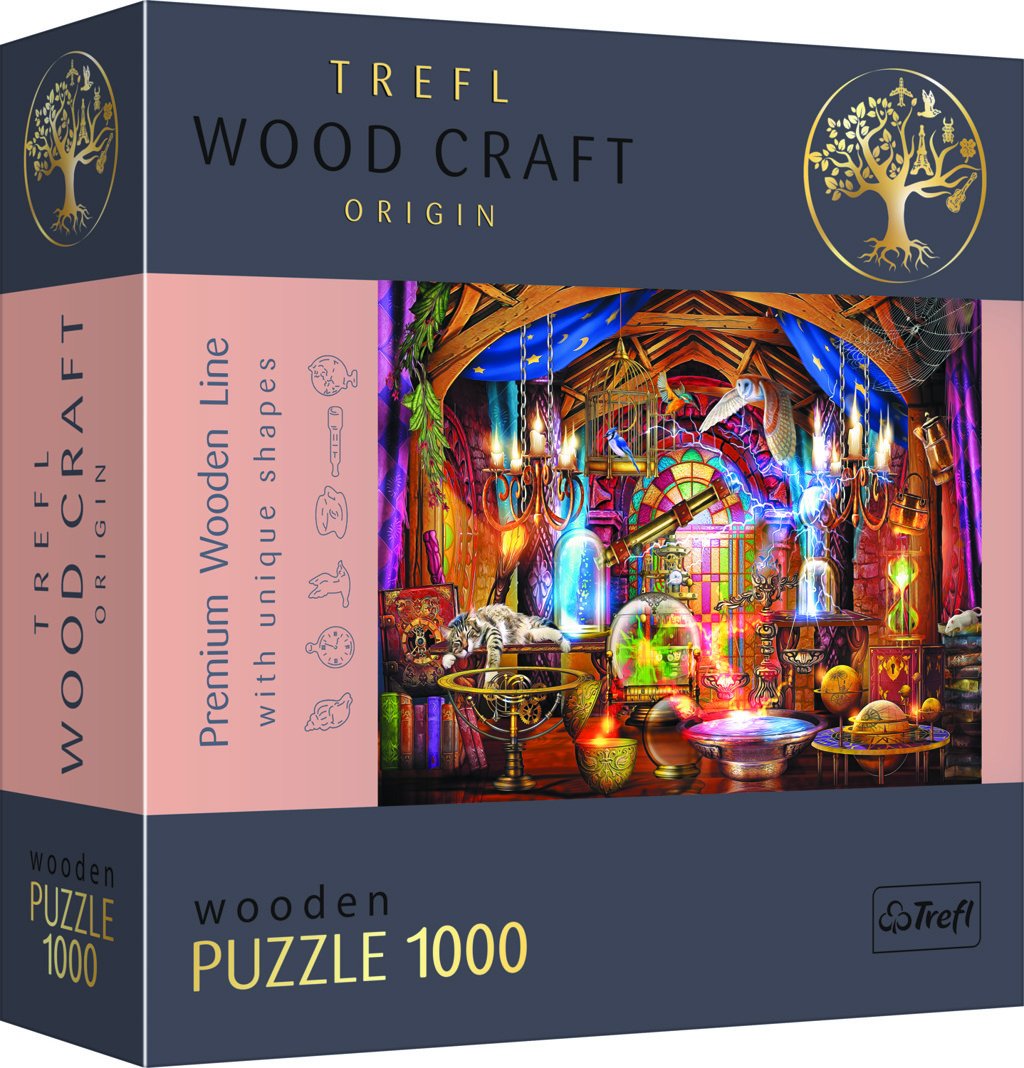 Levně Trefl Wood Craft Origin Puzzle Kouzelná komnata 1000 dílků - Trefl