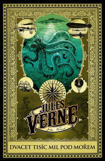 Levně Dvacet tisíc mil pod mořem, 1. vydání - Jules Verne