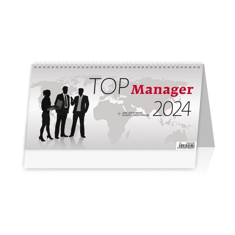 Levně Kalendář stolní 2024 - Top Manager