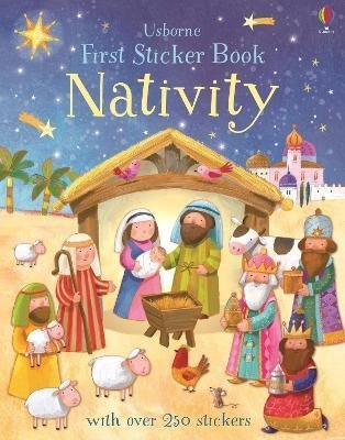 Levně First Sticker Book Nativity - Felicity Brooks