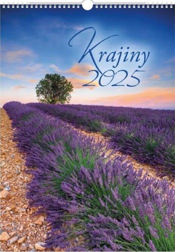 Levně Krajiny 2025 - nástěnný kalendář