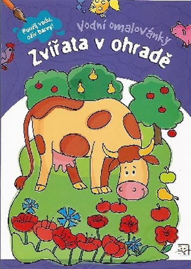 Levně Vodní omalovánky - Zvířata v ohradě - Barbara Wierzchowska