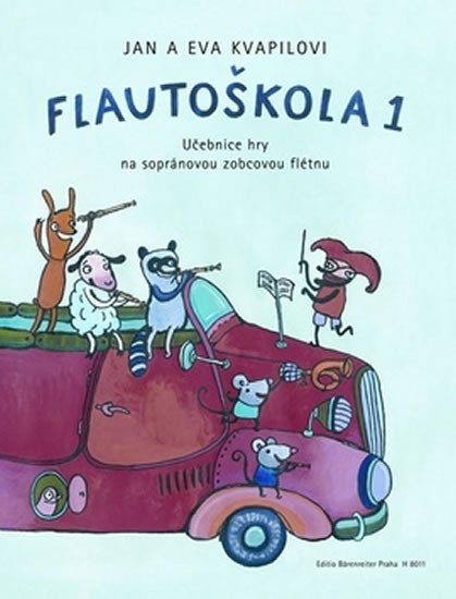 Flautoškola 1 - Učebnice hry na sopránovou zobcovou flétnu - Jan Kvapil