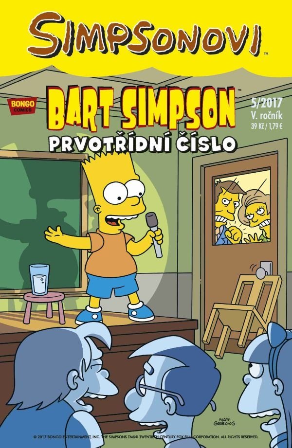 Simpsonovi - Bart Simpson 5/2017 - Prvotřídní číslo - Matthew Abram Groening