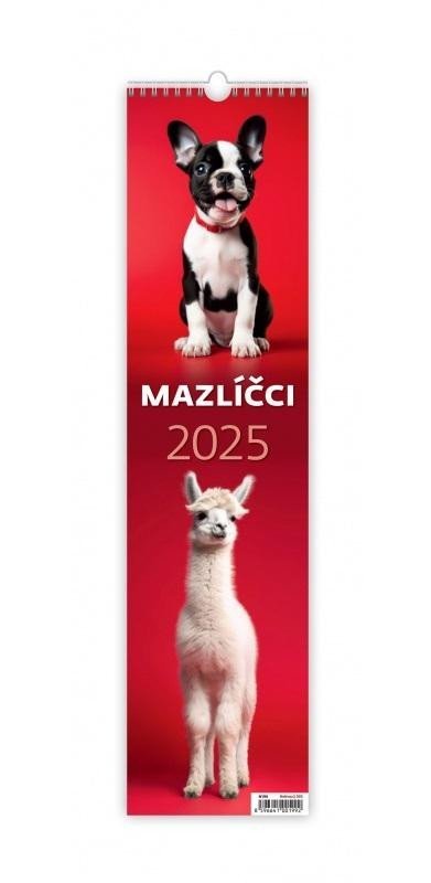 Levně Kalendář nástěnný 2025 - Mazlíčci