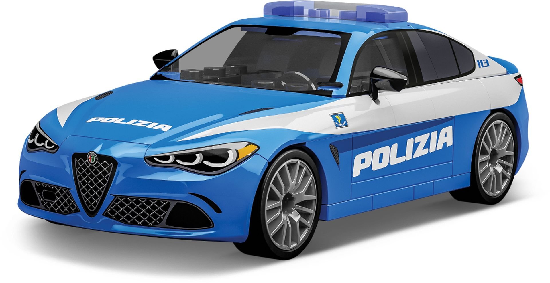 Levně COBI 24606 Alfa Romeo Giulia Quadrifoglio Polizia, 1:35, 93 k