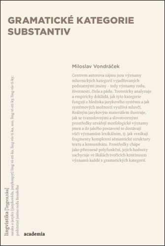 Levně Gramatické kategorie substantiv - Miloslav Vondráček