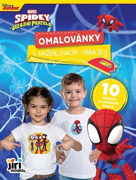 Levně Omalovánky s nažehlovacími obrázky Spidey