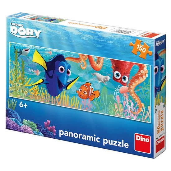 Veselá Dory - puzzle neon 100 dílků - Walt Disney