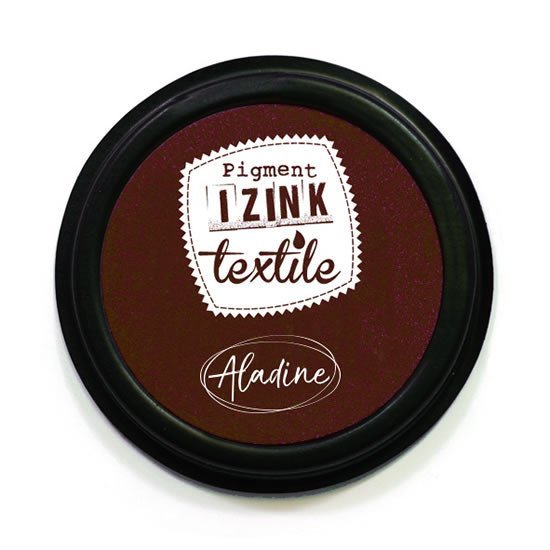 Levně Razítkovací polštářek na textil IZINK textile - hnědý