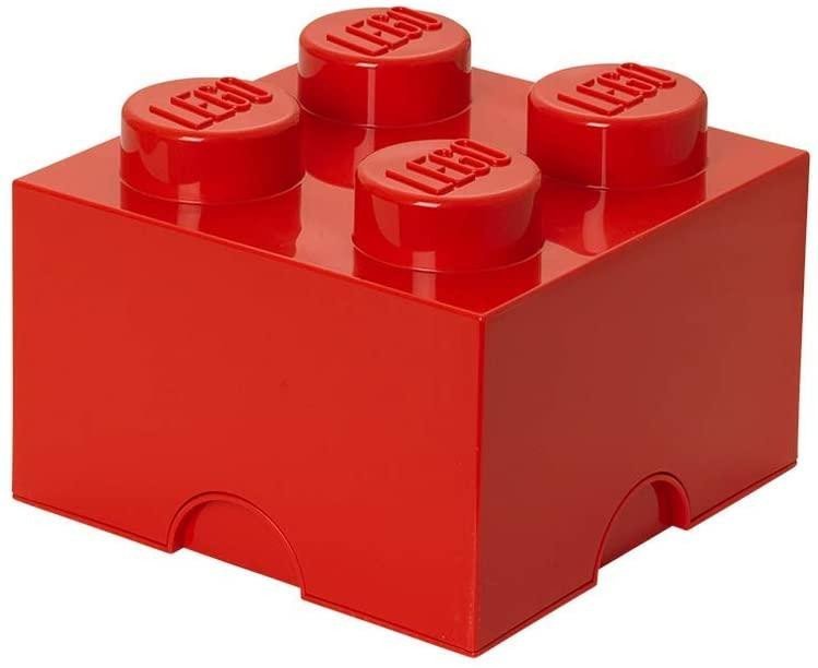 Úložný box LEGO 4 - červený