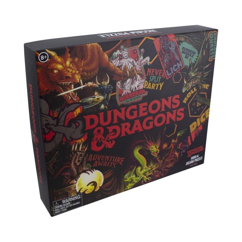 Levně Puzzle Dungeons and Dragons - Kostka 1000 dílků - EPEE Merch - Paladone