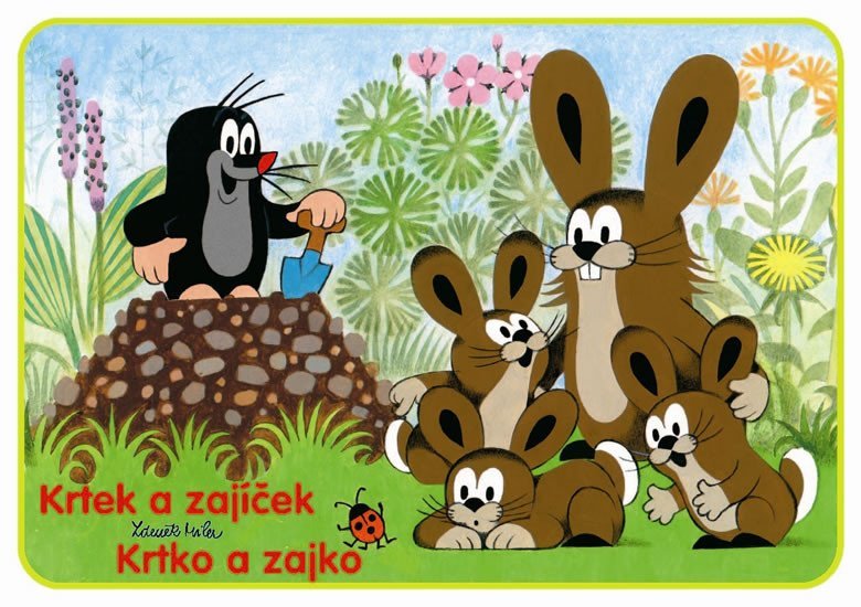 Krtek a zajíček - omalovánky A5 - Zdeněk Miler