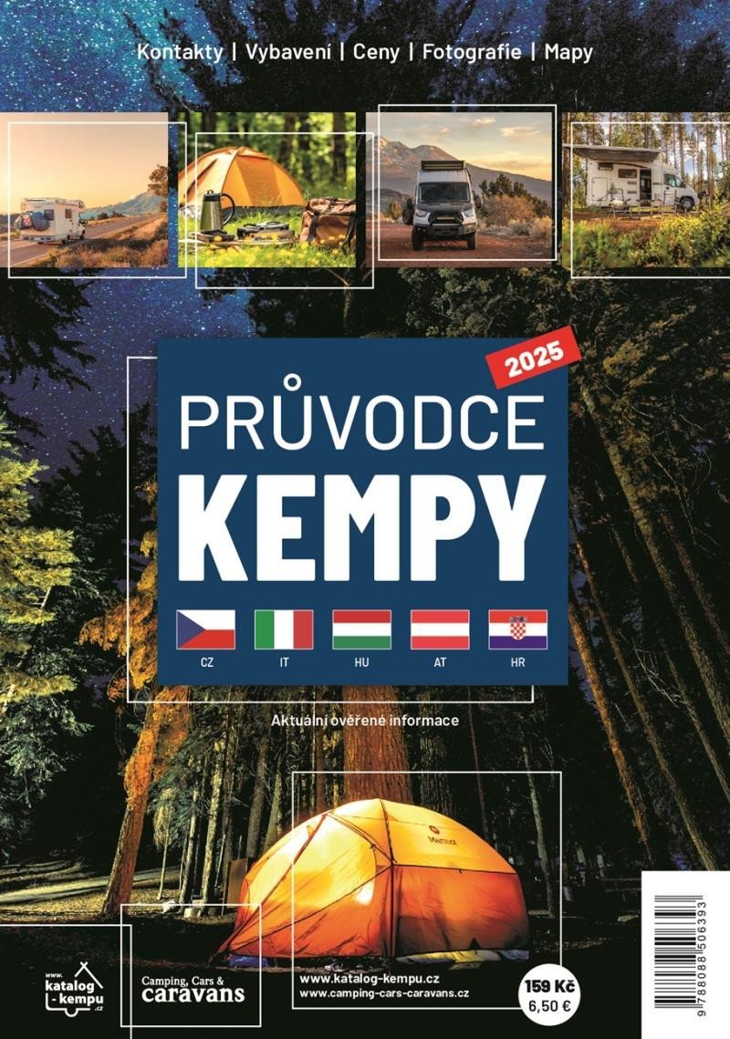Product detail of Průvodce kempy 2025