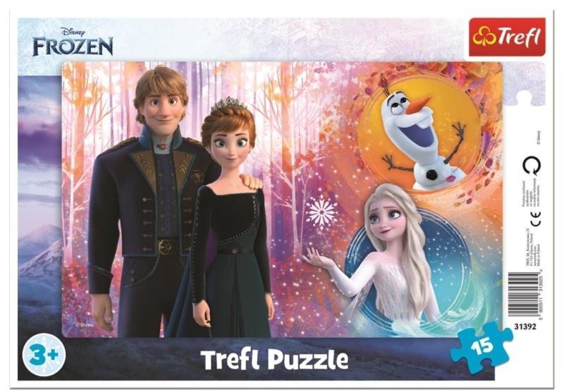 Levně Trefl Puzzle Frozen - Šťastné vzpomínky / 15 dílků
