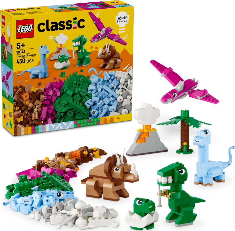 Levně LEGO® Classic 11041 Kreativní dinosauři - LEGO® Classic