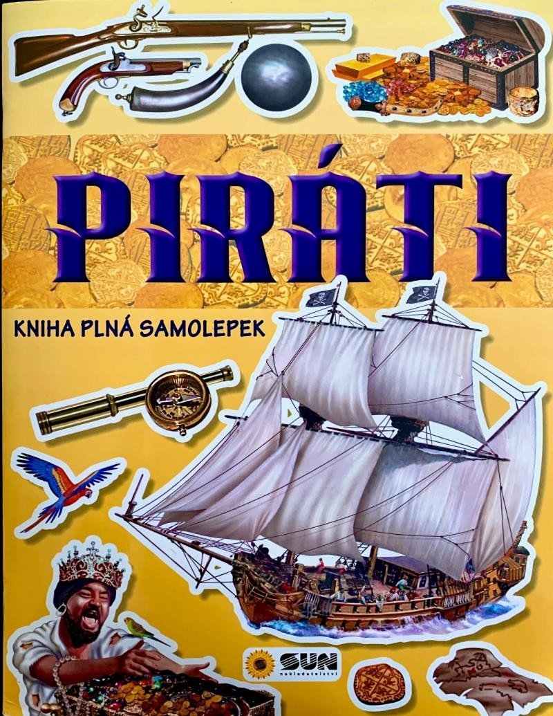Levně Pirát - Kniha plná samolepek