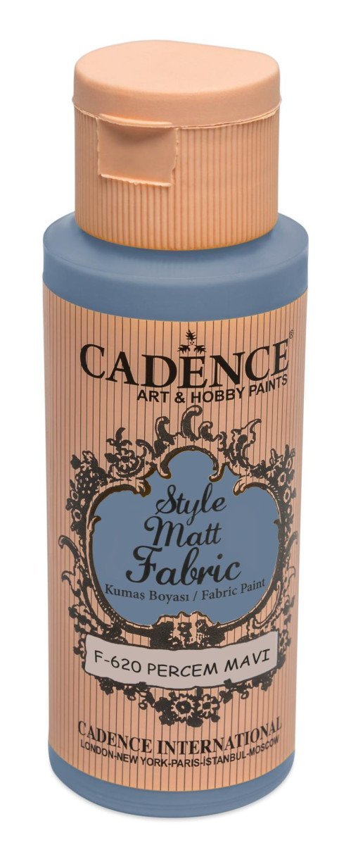 Levně Textilní barva Cadence Style Matt Fabric - tmavě modrá / 50 ml