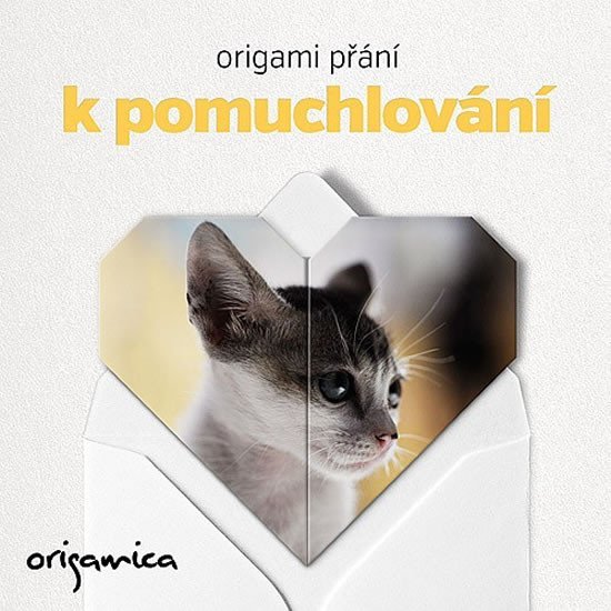 Levně Origami přání - Miluji kočky (kotě)